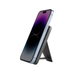 EnerGea - MagPac Grip With Magsafe Compatible Power Bank With Stand - Gunmetal - Image 5