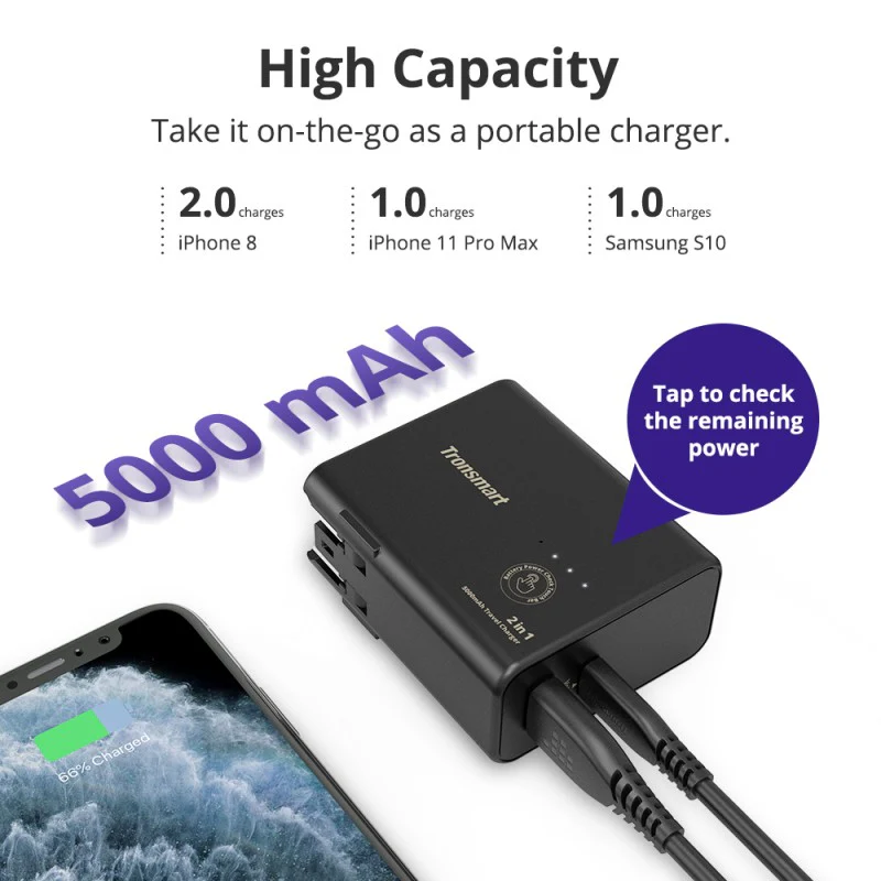 3-1-1.webp Tronsmart - WPB01 2 in 1 Portable Travel Charger - Image 4