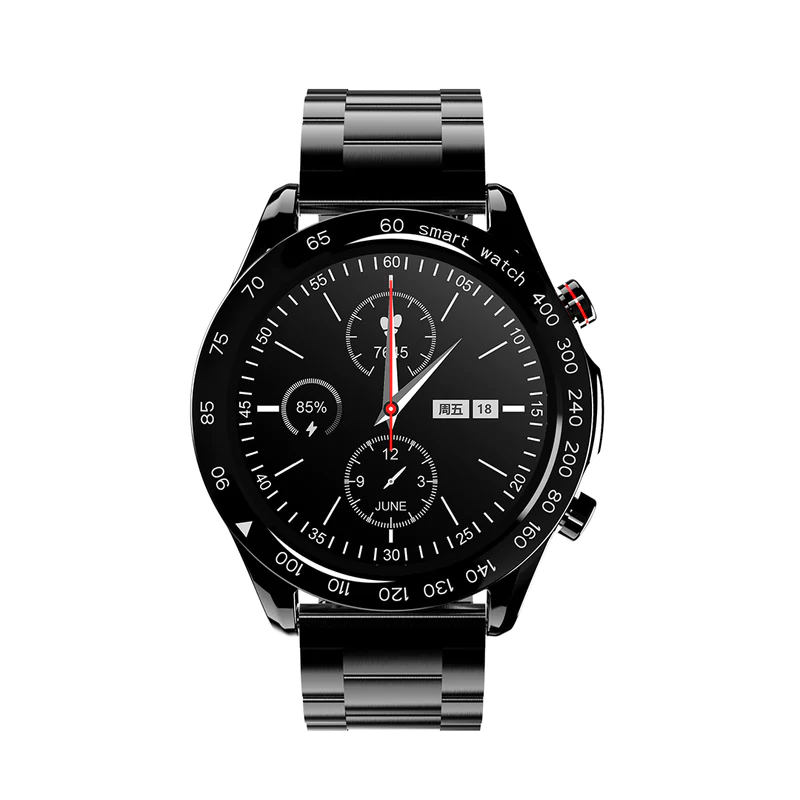 Black_954e14dd-47b6-40a8-b45f-25184c1343b7.webp FutureGo PRO- Stainless Steel Smartwatch - Image 1