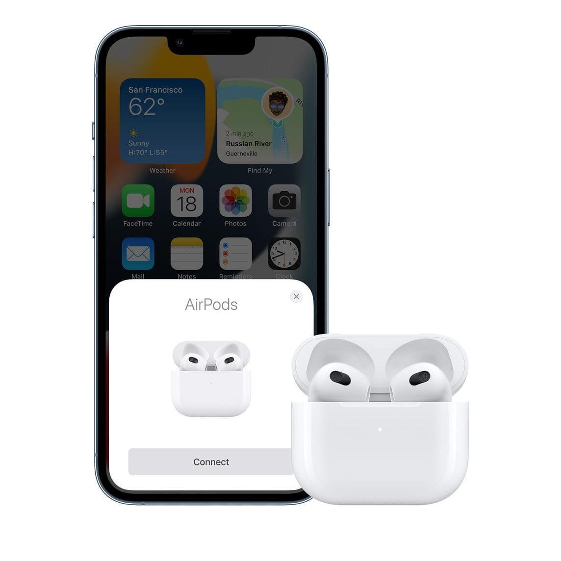MME73_AV5.jpeg Apple - AirPods 3rd with MagSafe Charging Case - Image 5