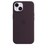 Silicone Case With MagSafe For iPhone 14 - Elderberry