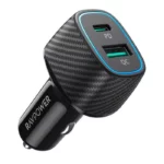 RAVPower - RP-VC009 PD Pioneer 48W 2-Port USB Car Charger