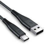 RAVPower - RP-CB046 USB-A TYPE C 3.3FT/1MCABLE BLACK