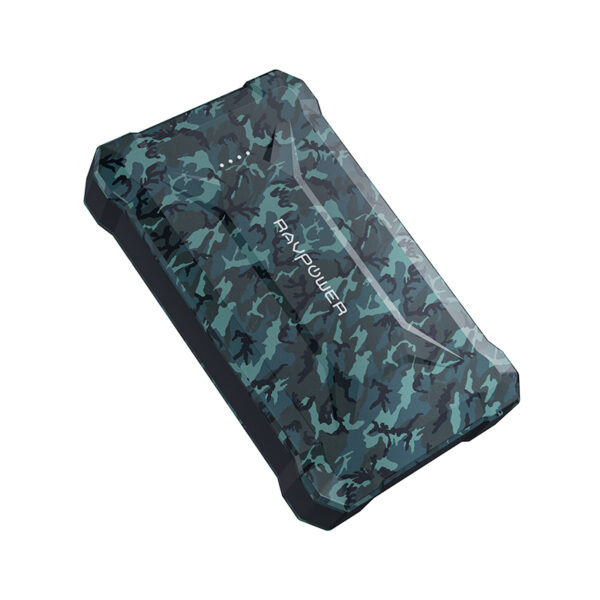 RAVPower - 10050mAh Waterproof Portable Charger Power Bank – Camouflage