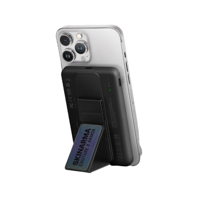 Untitled-1-116.png SkinArma - Kira Kobai USB-C PD 5000mAh Power Bank With Stand - Black - الصورة 1