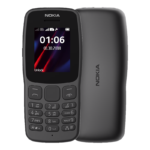 Nokia - 106 Dual Sim - Charcoal