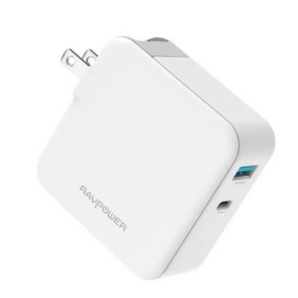 RAVPower 36W Dual-Port USB PD Wall Charger (UK/EU) – White
