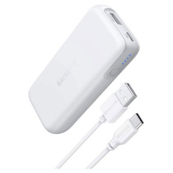 RAVPower - PD Pioneer 10000mAh 29W Portable Charger 2-Port Power Bank