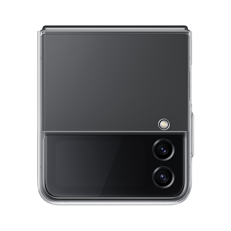 Untitled-1-53-3.png Samsung - Galaxy Z Flip4 Clear Slim Cover - Transparent - Image 2