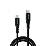 Kevlar Cable USB-C to USB-C 60W - 1M with Nylon PP Yarn Jacket - Black