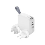 EnerGea - Bazic GoPort Travel 1-Port USB-C 1-Port USB-A 10000mAh Universal Wall Charger - Image 2