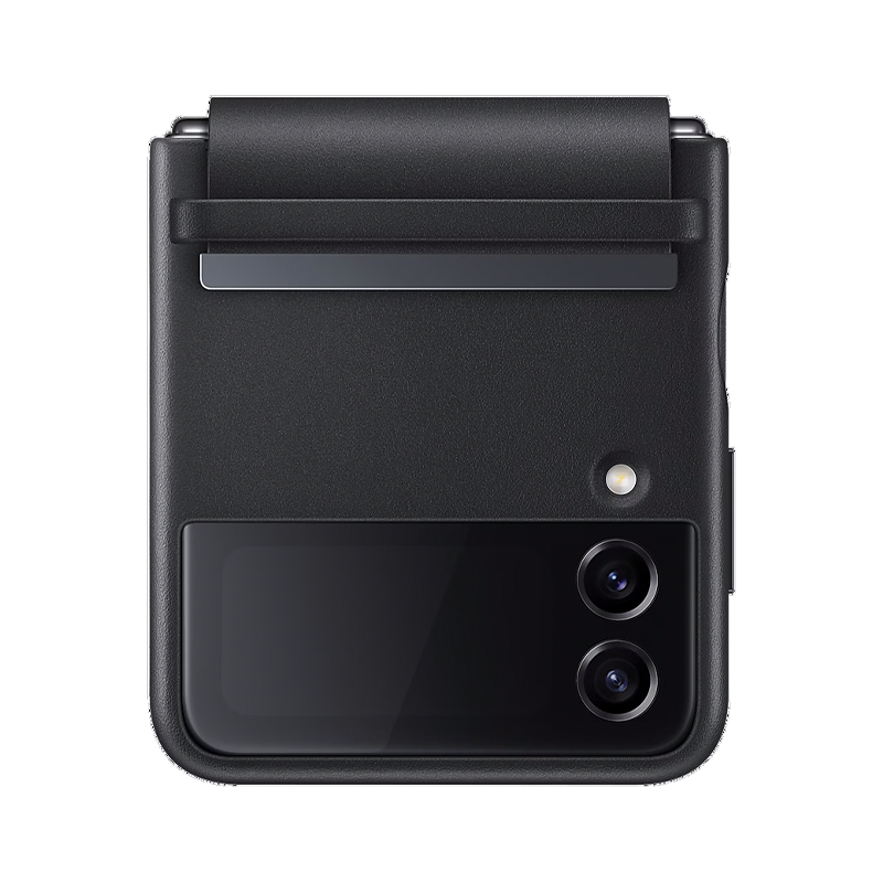 Untitled-12-42-3.png Samsung - Galaxy Z Flip4 Flap Leather Cover - Image 2