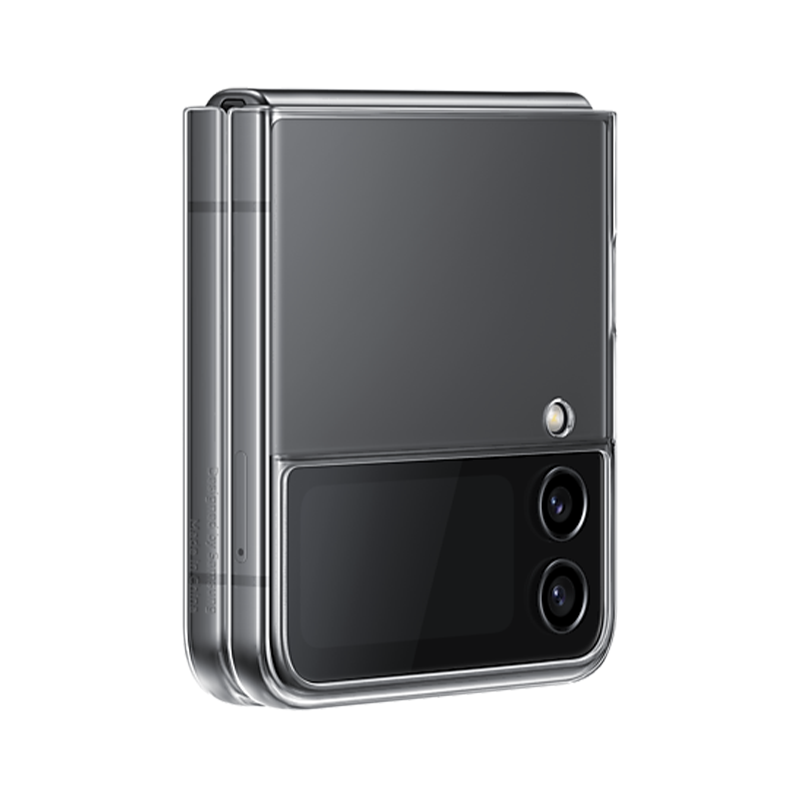 Untitled-12-47-3.png Samsung - Galaxy Z Flip4 Clear Slim Cover - Transparent - Image 1