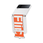 Samsung - Galaxy Z Flip4 Silicone Cover with Strap & Haainc Strap Marvel logo - Image 14