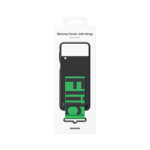 Samsung - Galaxy Z Flip4 Silicone Cover with Strap & Haainc Strap Marvel logo - Image 19