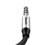 ⁦Baseus - Yiven 3.5mm Audio Cable 1.5m - Black⁩ - الصورة ⁦3⁩