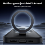 يوجرين - حافظة واقية لهاتف آيفون 15 برو و15 برو ماكس مع حامل مغناطيسي - الصورة 3