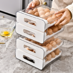 SkyKey – Egg Storage Box Automatic Rolling Rack 2 layers 32 Pcs - Image 3