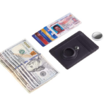 Slim Minimalist Wallet with Built-in Case for AirTag - الصورة 3