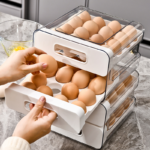 SkyKey – Egg Storage Box Automatic Rolling Rack 2 layers 32 Pcs - Image 4