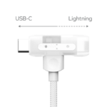 Momax – 1-Link Flow Duo 2-in-1 USB-C to Lightning Braided Cable (1.5m) - Image 7