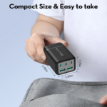 RAVPower - شاحن محمول مكتبي محمول بقدرة 75 واط بخمسة منافذ - الصورة 5