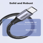 يو جرين - يو إس بي - سي إلى يو إس بي - سي ألومنيوم (أسود رمادي) - الصورة 5