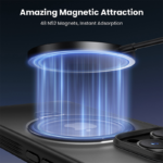 يوجرين - حافظة واقية لهاتف آيفون 15 برو و15 برو ماكس مع حامل مغناطيسي - الصورة 5