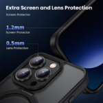 يوجرين - حافظة واقية لهاتف آيفون 15 برو و15 برو ماكس مع حامل مغناطيسي - الصورة 7