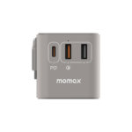 1-World+ 3-Port Travel GaN Charger With Built-in USB-C Cable 70W - Image 7