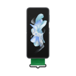 Samsung - Galaxy Z Flip4 Silicone Cover with Strap & Haainc Strap Marvel logo - Image 8