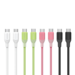 1-Link USB-C To USB-C Charging + Data Transfer Cable (TPE + Silicon)