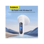 Baseus - Bowie E13 Wireless Earphones - Moon White - Image 10