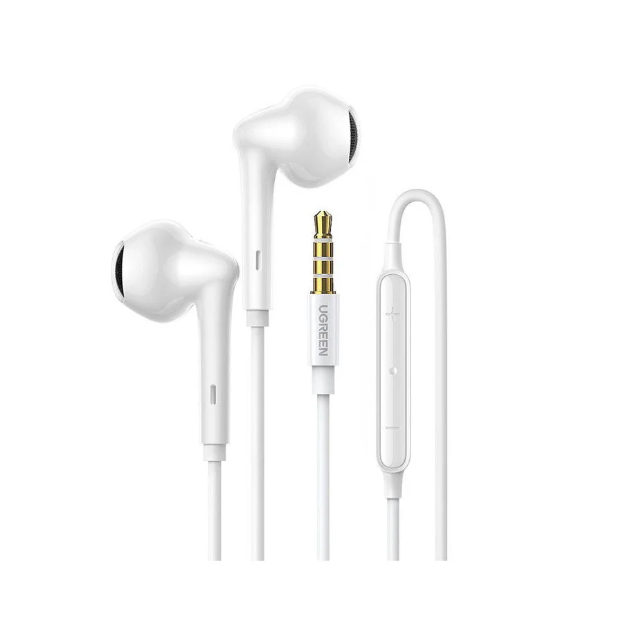 ugreen-60692-wired-earphones-with-35mm-plug-white_900x.webp يوجرين - سماعات أذن سلكية بقابس 3.5 ملم (أبيض) - الصورة 1