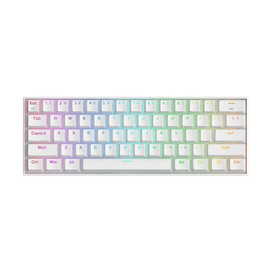 Artboard 1 Redragon Draconic Pro Wired/2.4g/bt Mechanical Gaming Keyboard - Dust Proof Brown - الصورة 1