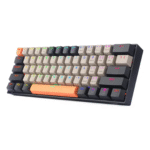 Draconic Pro Wired wireless 2.4g-bt Mechanical Gaming Keyboard - Dust-proof Brown - Image 3