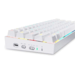 Redragon Draconic Pro Wired/2.4g/bt Mechanical Gaming Keyboard - Dust Proof Brown - الصورة 4